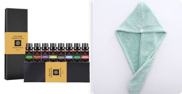 Set d'Huiles Essentielles Bio | Aromathérapie Pure pour Diffuseur